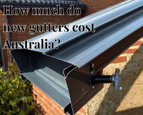 a new guttering of a home in Australia