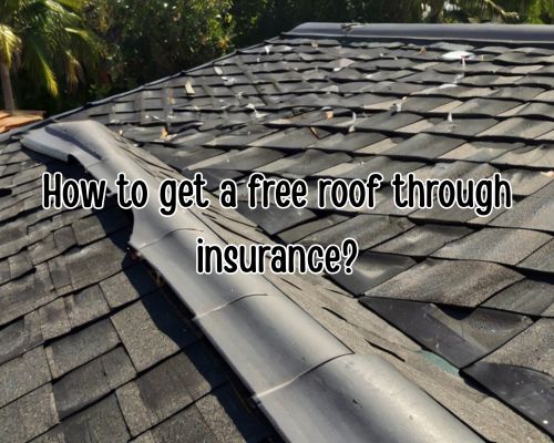 A weathered roof showing signs of deterioration