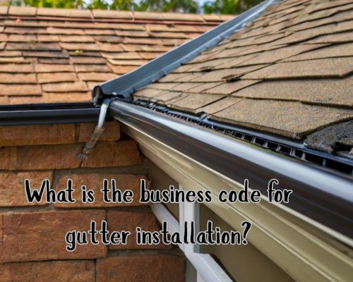 roof guttering installation