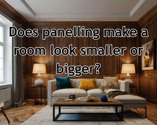 a good looking room due to wood panel installed