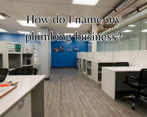 a plumbing office