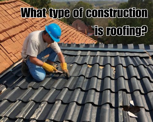 a worker doing roof work