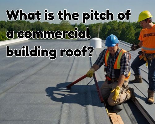 contractor working on commercial roofing