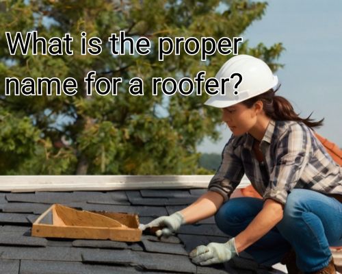 Roofer works with care near the edge.