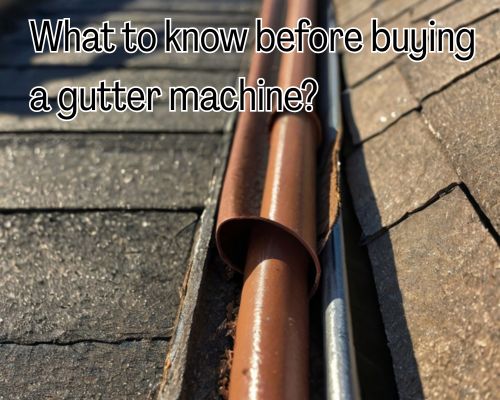 What to Know Before Buying a Gutter Machine in West Palm Beach, Florida
