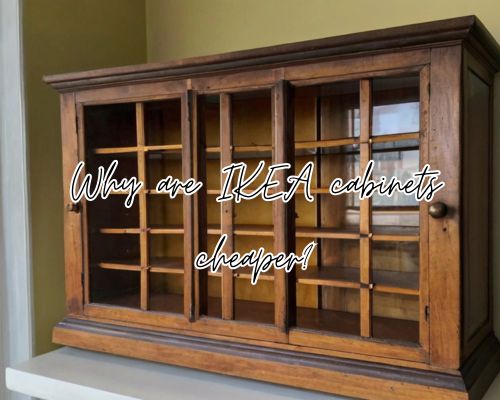 a not so costly IKEA cabinet