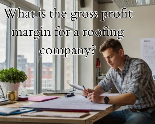 a roofing worker doing some reviews