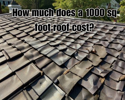 a 1000 sq ft roofing to be worked on