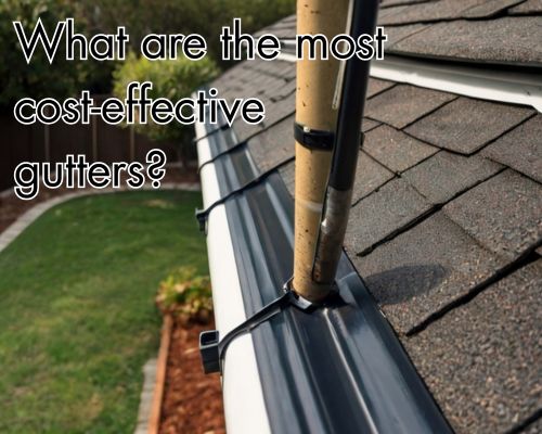a cost effective gutter installation