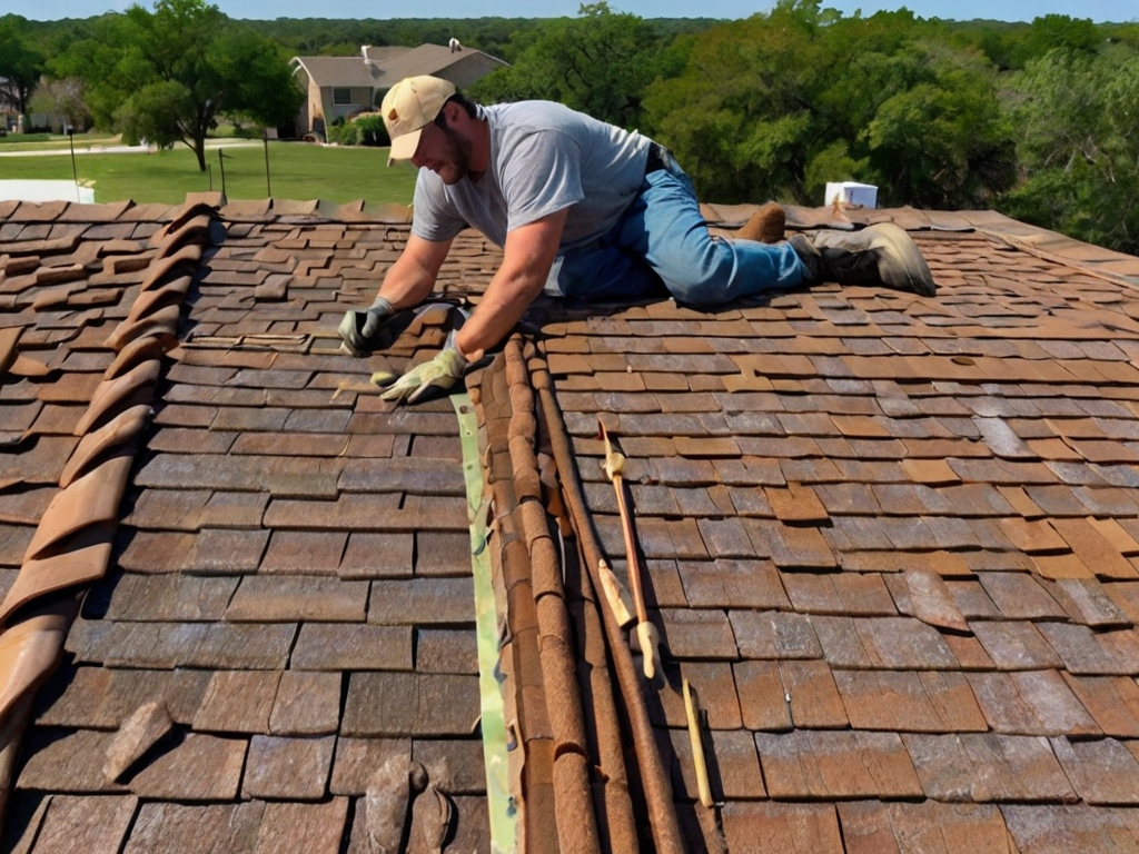 a licensed roofer working