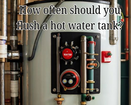 flushing of hot water tank